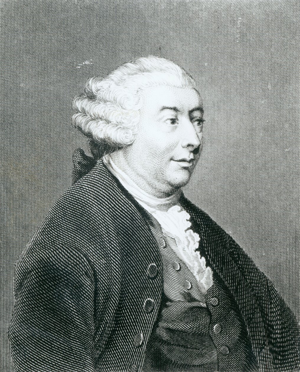Porträt von David Hume, graviert von William Henry Worthington von Joshua Reynolds