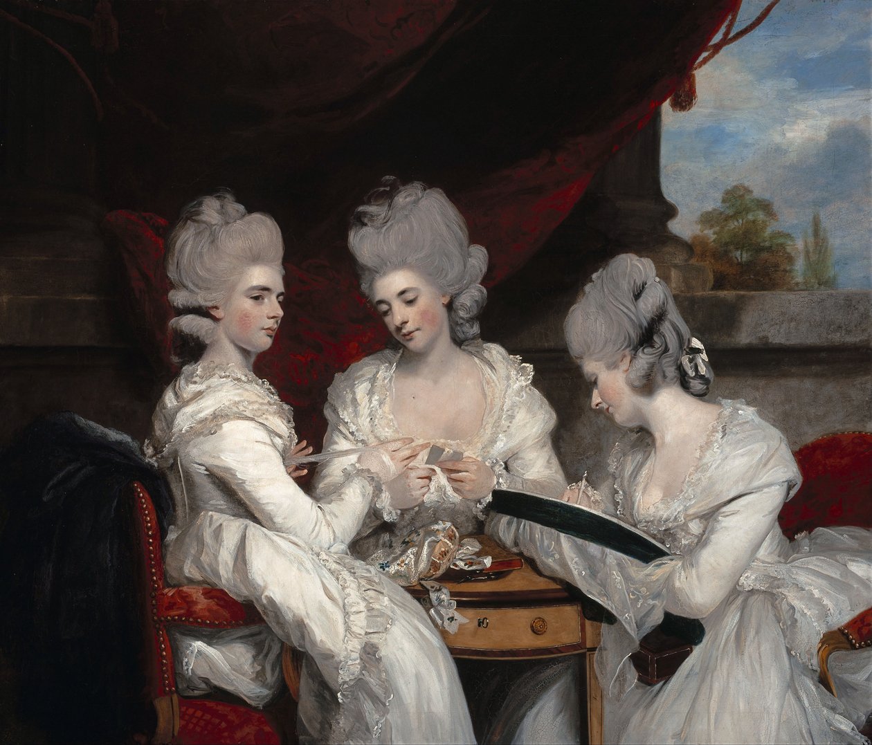 Die Damen Waldegrave von Joshua Reynolds
