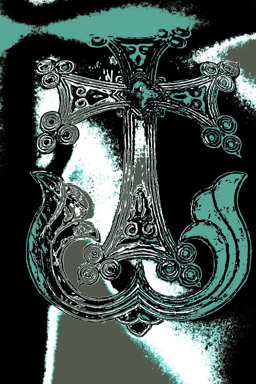 Ornamentales Kreuz, aus der Serie Kirche des Heiligen Grabes, 2015 von Joy Lions