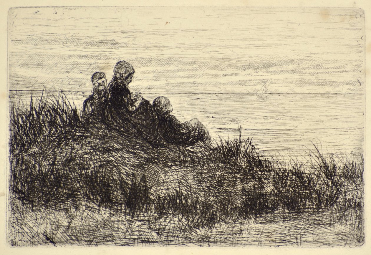 Abend am Ufer von Jozef  Israels