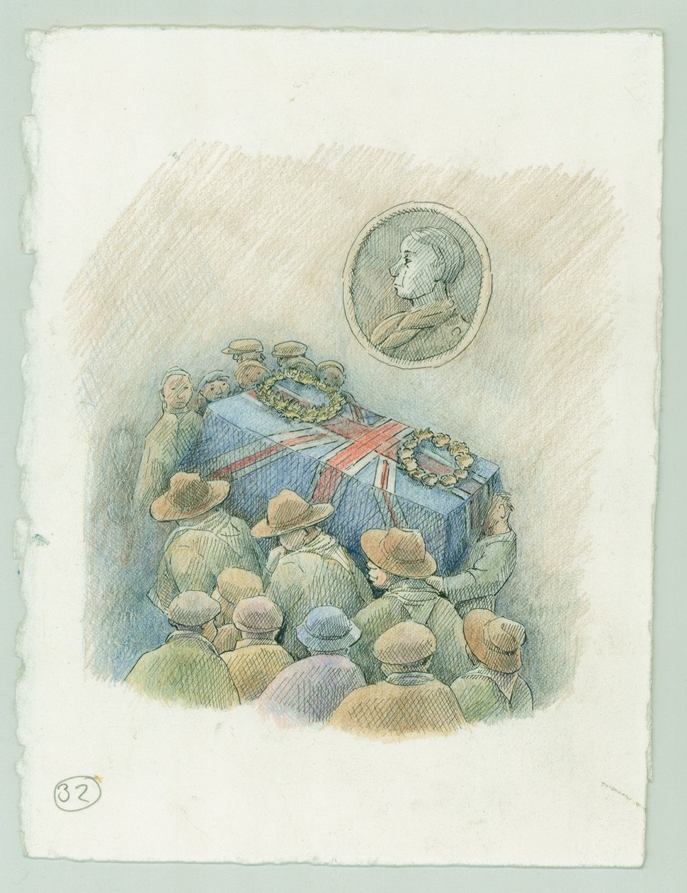 Deutscher Marinebombardement von Scarborough, North Yorkshire, 1914 von Judith Dobie