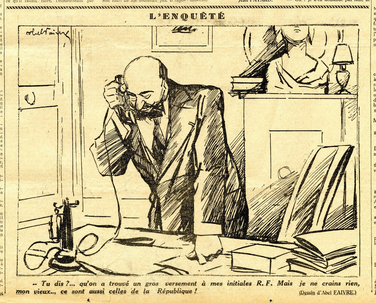 Candide, Satirique en N & B von Jules Abel Faivre