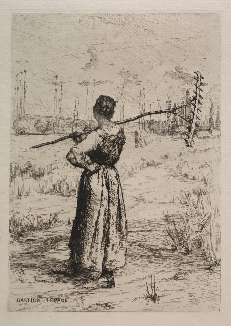 Retour des champs, 19. Jahrhundert von Jules Bastien-Lepage