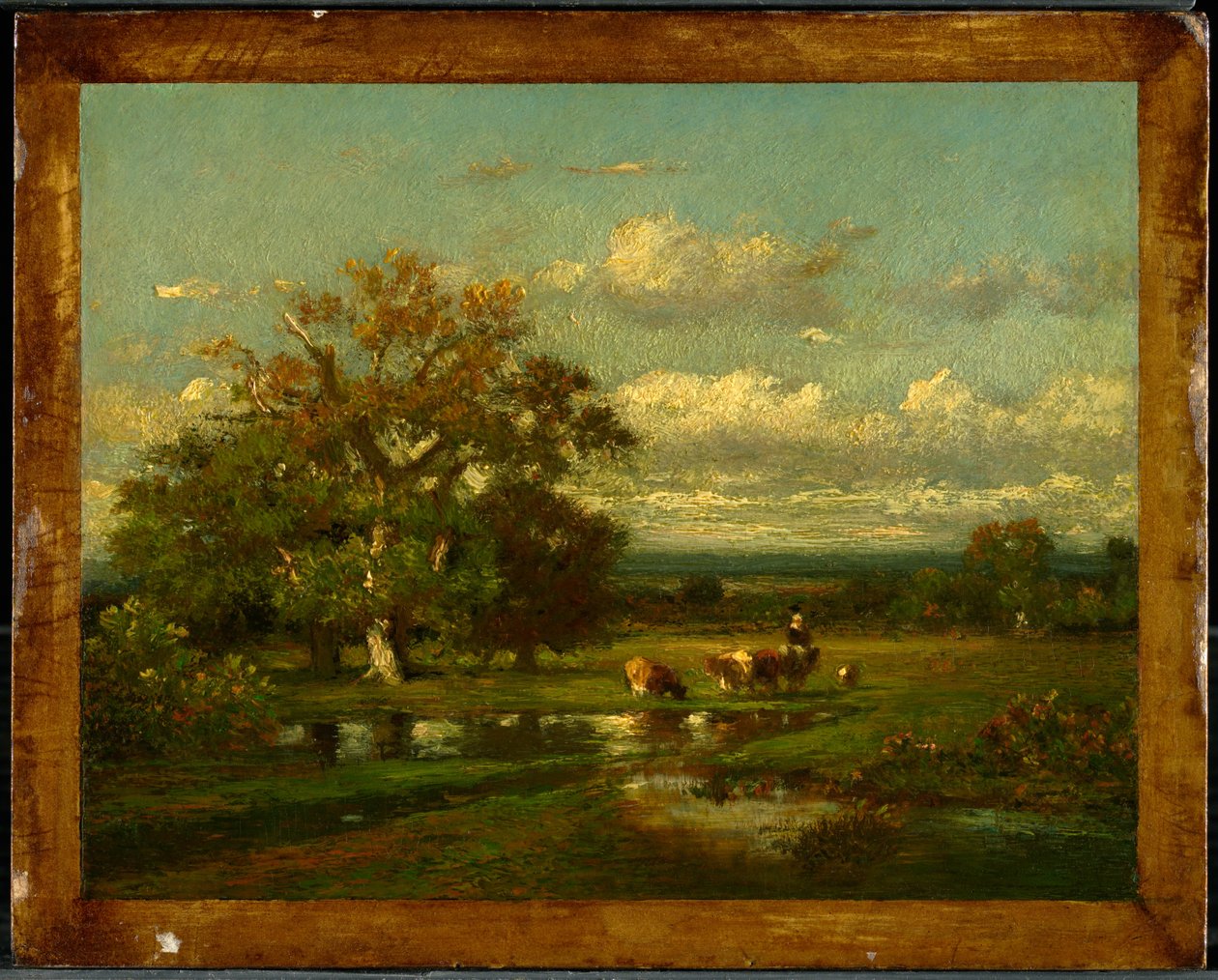 Landschaft mit Vieh von Jules Dupré