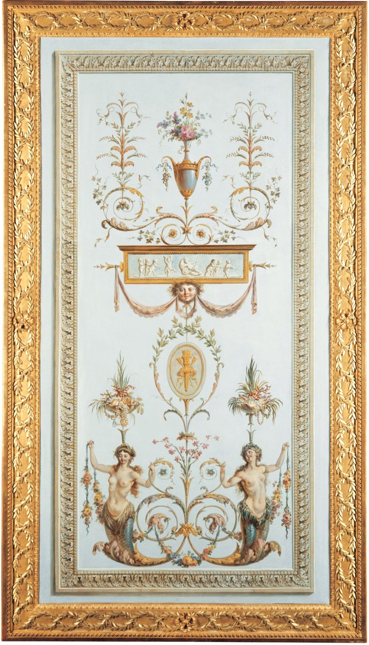 Dekoratives Paneel von Jules Hugues and Jean Simon Rousseau