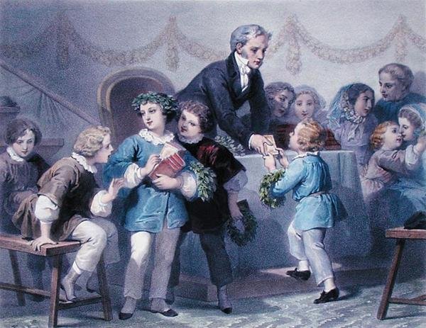 Die Preisverleihungszeremonie, graviert von Henier, Bettannier und Morlon von Jules Marie (after) Desandre