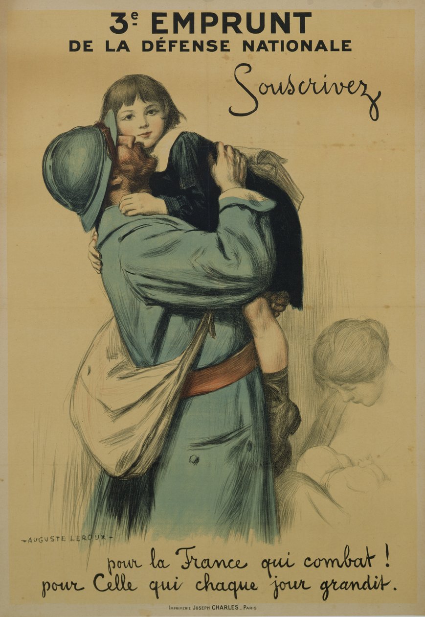 Melde dich für das kämpfende Frankreich an, das jeden Tag größer wird von Jules Marie Auguste Leroux