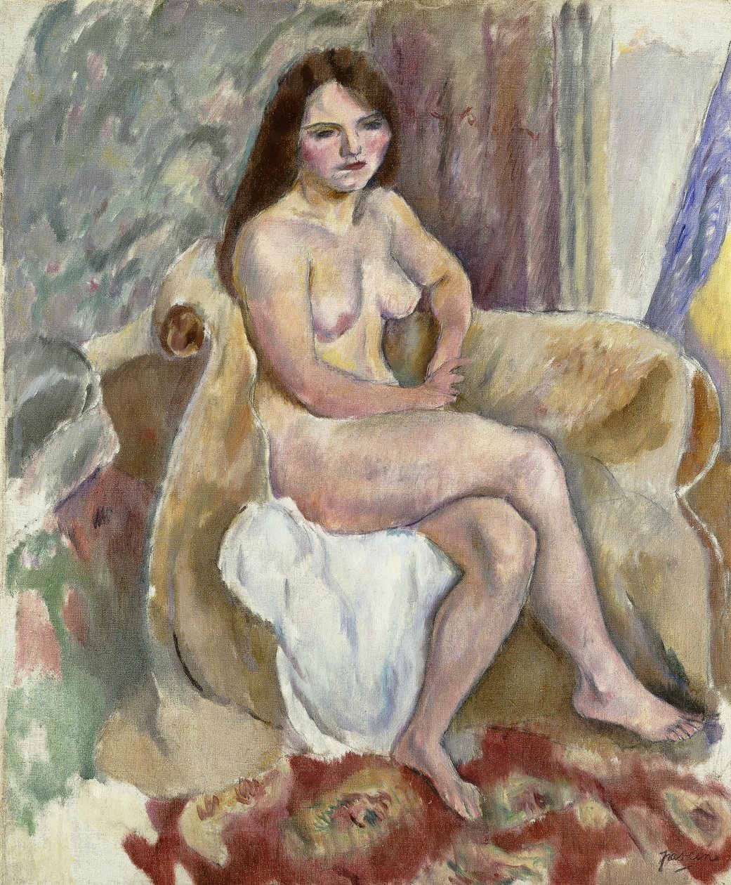 Die kleine Bretonin, 1912 von Jules Pascin