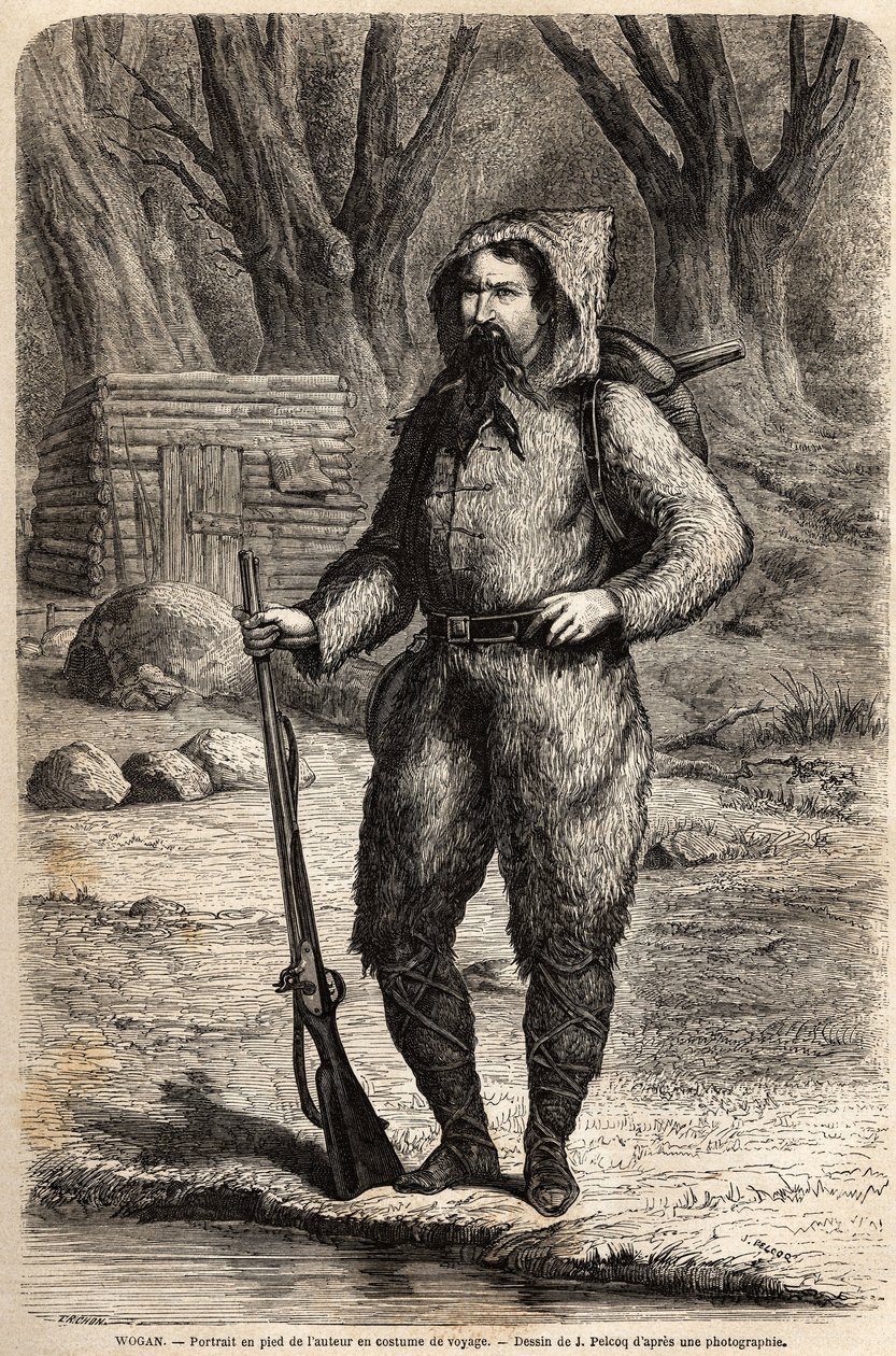 Porträt von Dr. Heinrich Barth (1821-1865), deutscher Entdecker, in Reisekleidung von Jules Pelcoq