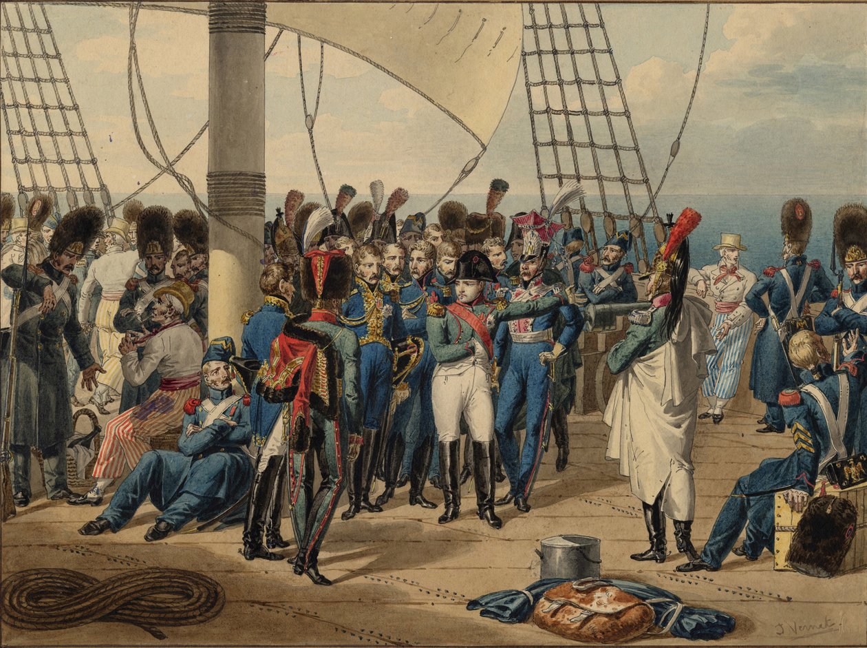 Napoleon kehrt von der Insel Elba zurück, 1815 von Jules Vernet
