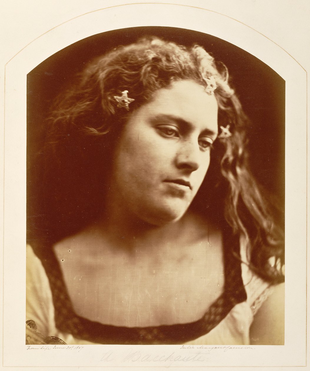 Eine Bacchantin von Julia Margaret Cameron