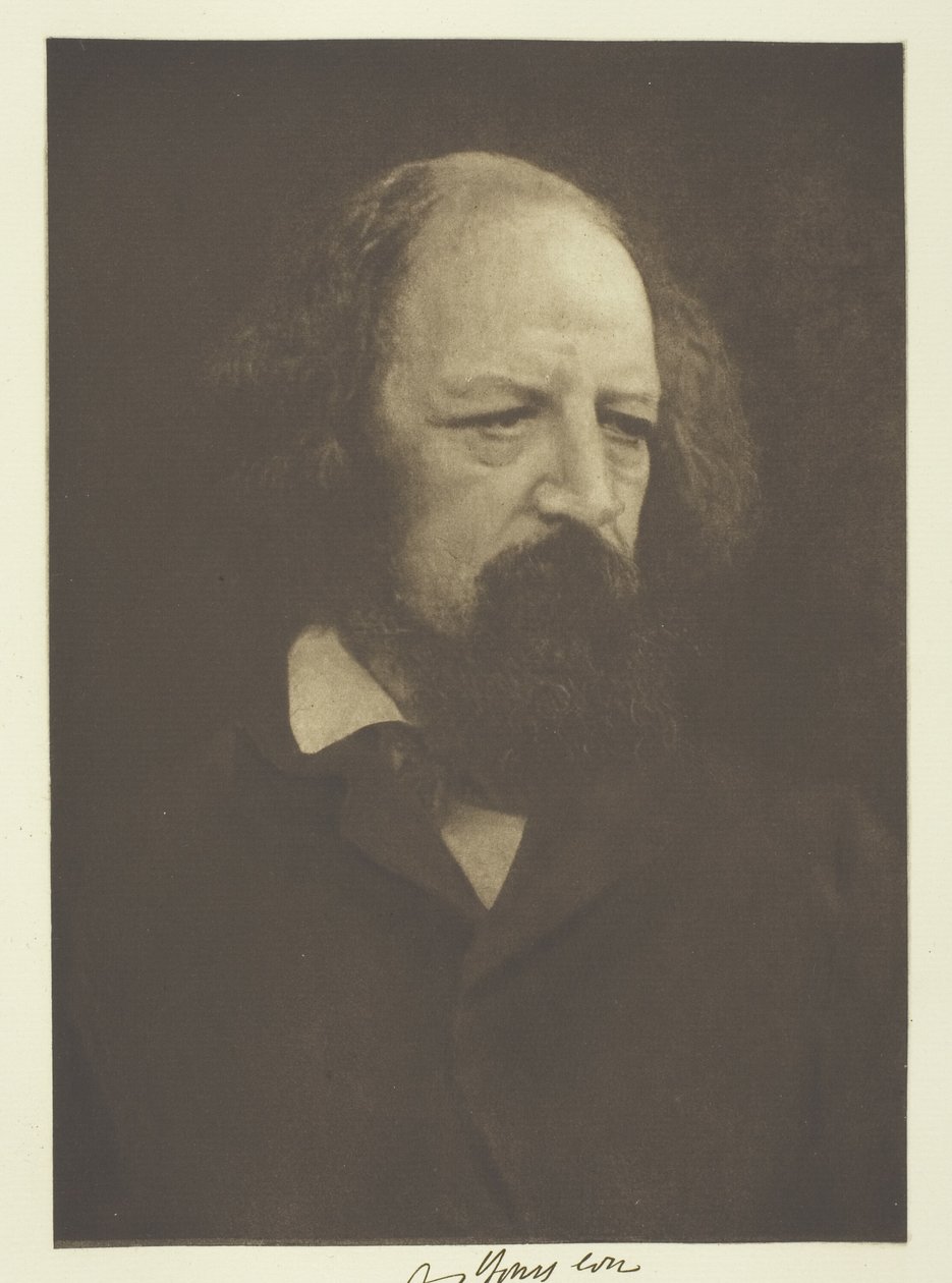 Alfred, Lord Tennyson von Julia Margaret Cameron Kunstdruck