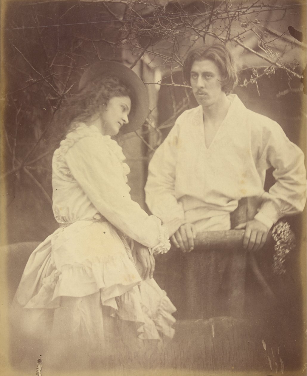 "Er dachte an diesen scharfen Blick, Mutter, den ich ihm gestern gab"/"Sie nennen mich hartherzig, es ist mir egal, was sie sagen" von Julia Margaret Cameron