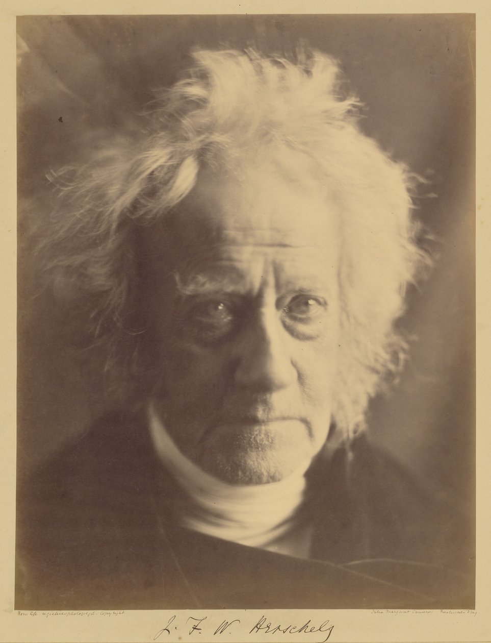 J.F.W. Herschel von Julia Margaret Cameron