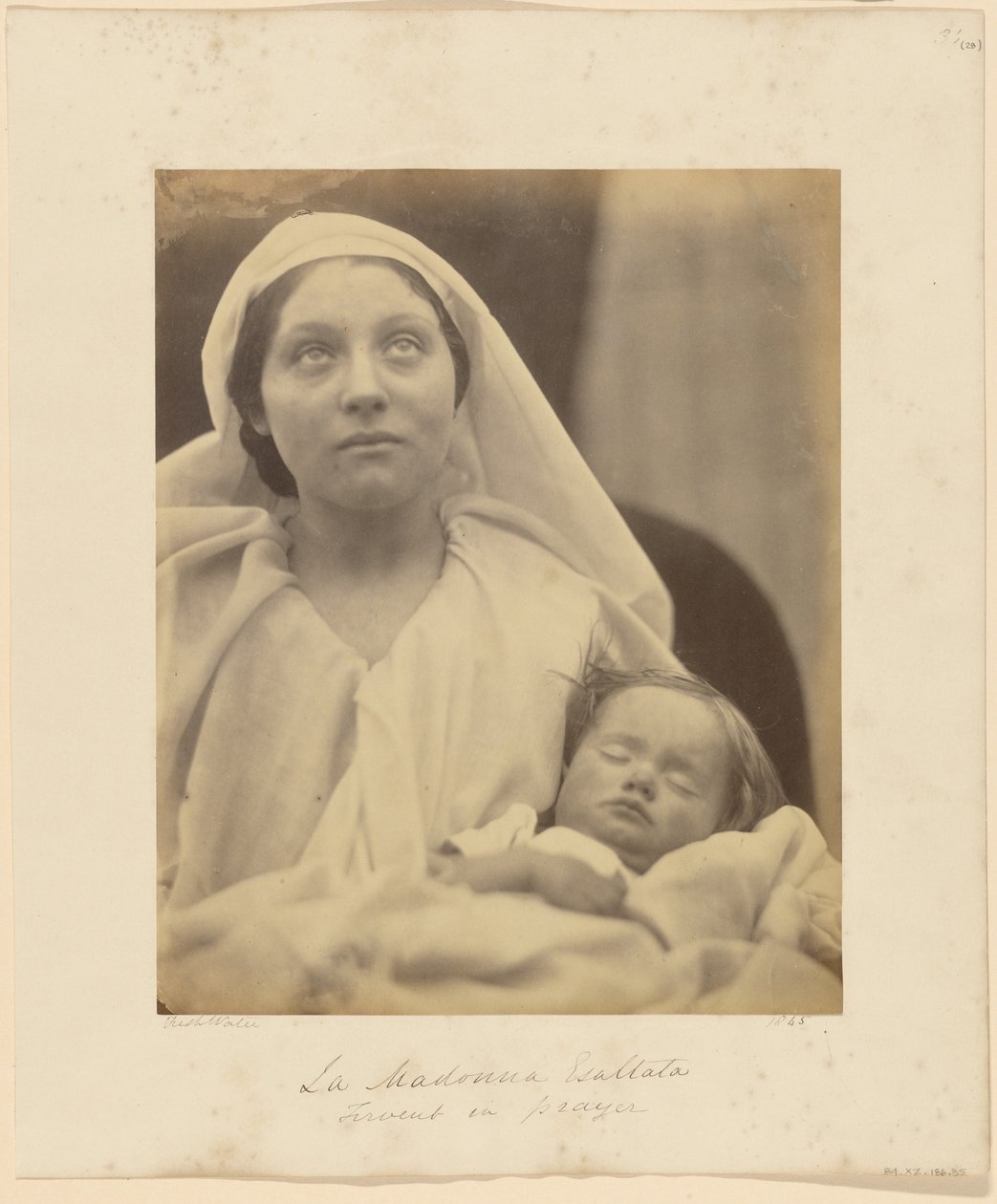 Die erhöhte Madonna von Julia Margaret Cameron