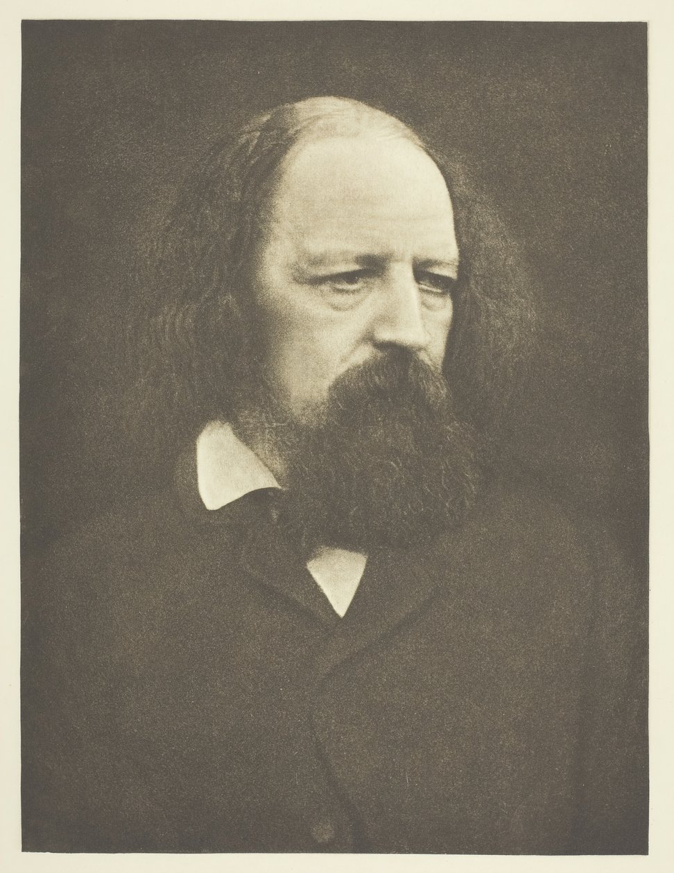 Lord Tennyson, 1867, gedruckt im Oktober 1890 von Julia Margaret Cameron