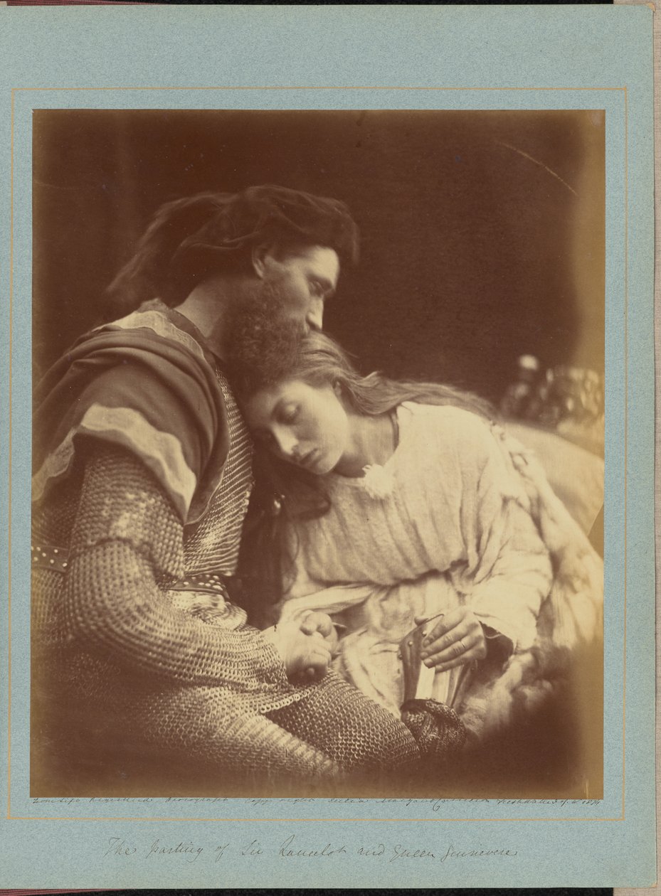 Der Abschied von Sir Lancelot und Königin Guinevere von Julia Margaret Cameron