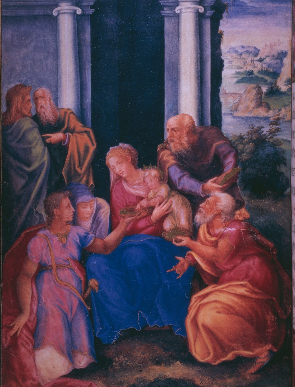 Anbetung der Könige, aus einer Faksimile des Breviers von König Philipp II. von Spanien, 1569 von Julian and Leon, Andres de Fuente del Saz