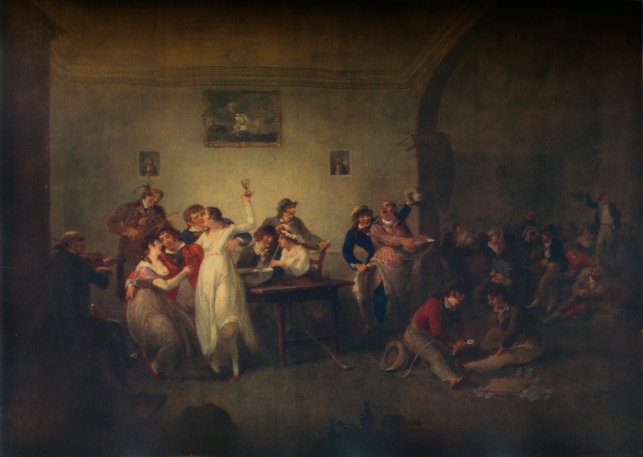 Die Rückkehr eines unverheirateten Seemanns, um 1800 von Julius Caesar Ibbetson