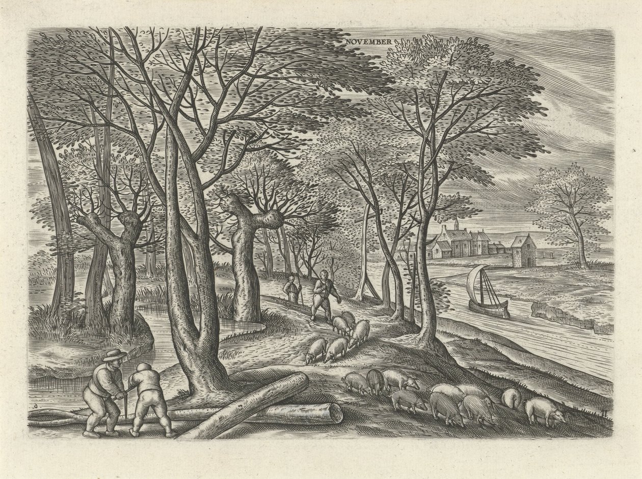 November
Die zwölf Monate (Serientitel) von Julius Goltzius