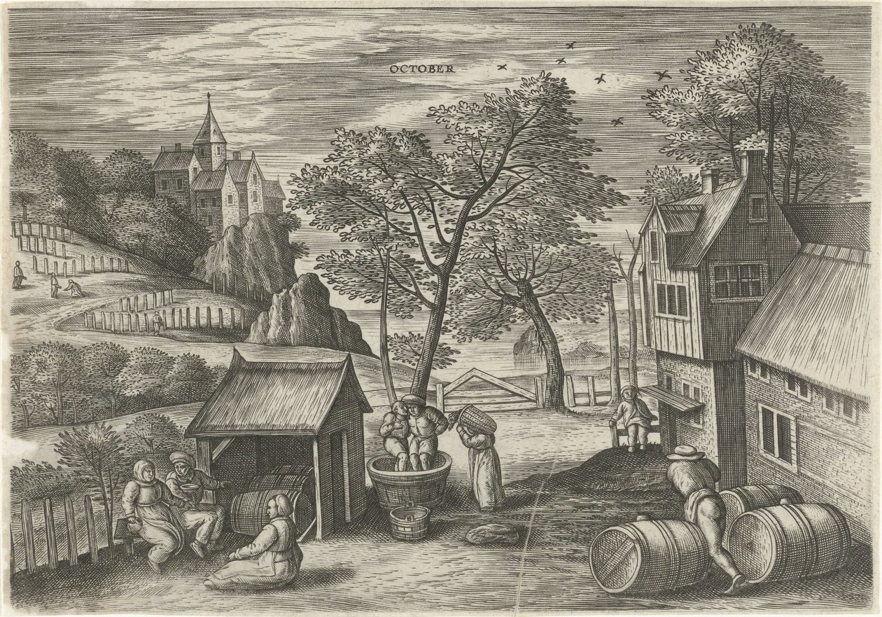 Oktober von Julius Goltzius