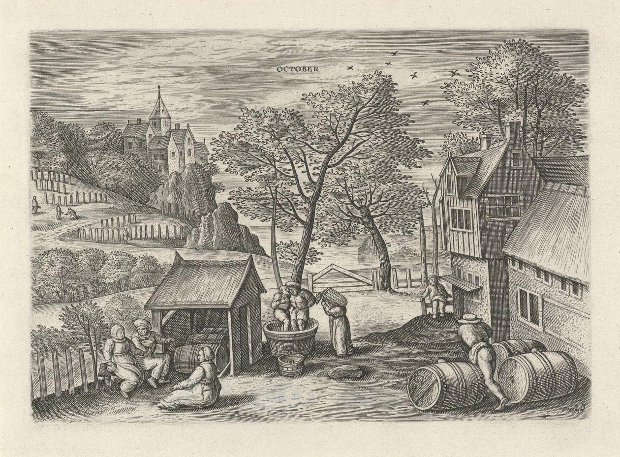 Oktober von Julius Goltzius