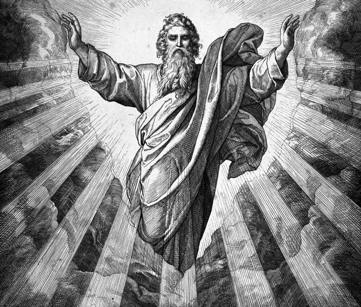 Es werde Licht. Gott und die Schöpfung von Julius Schnorr von Carolsfeld