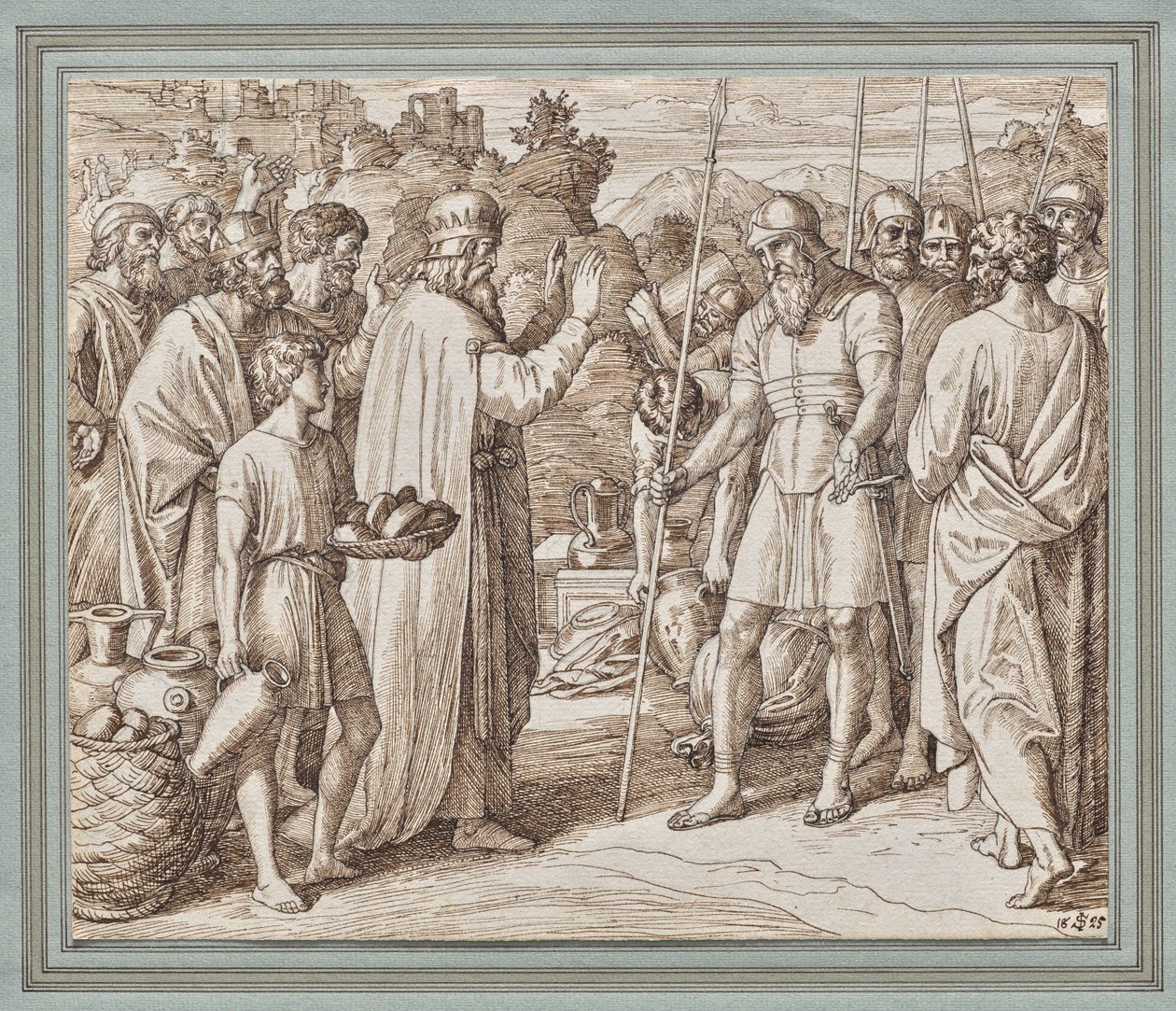 Melchisedek segnet Abraham von Julius Schnorr von Carolsfeld