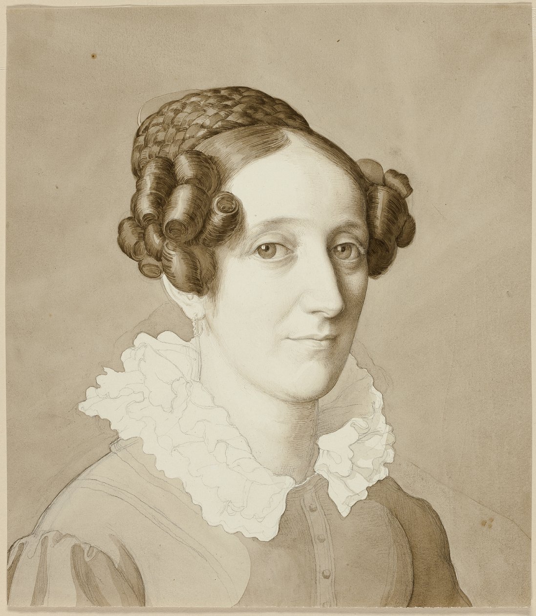 Porträt einer Frau von Julius Schnorr von Carolsfeld