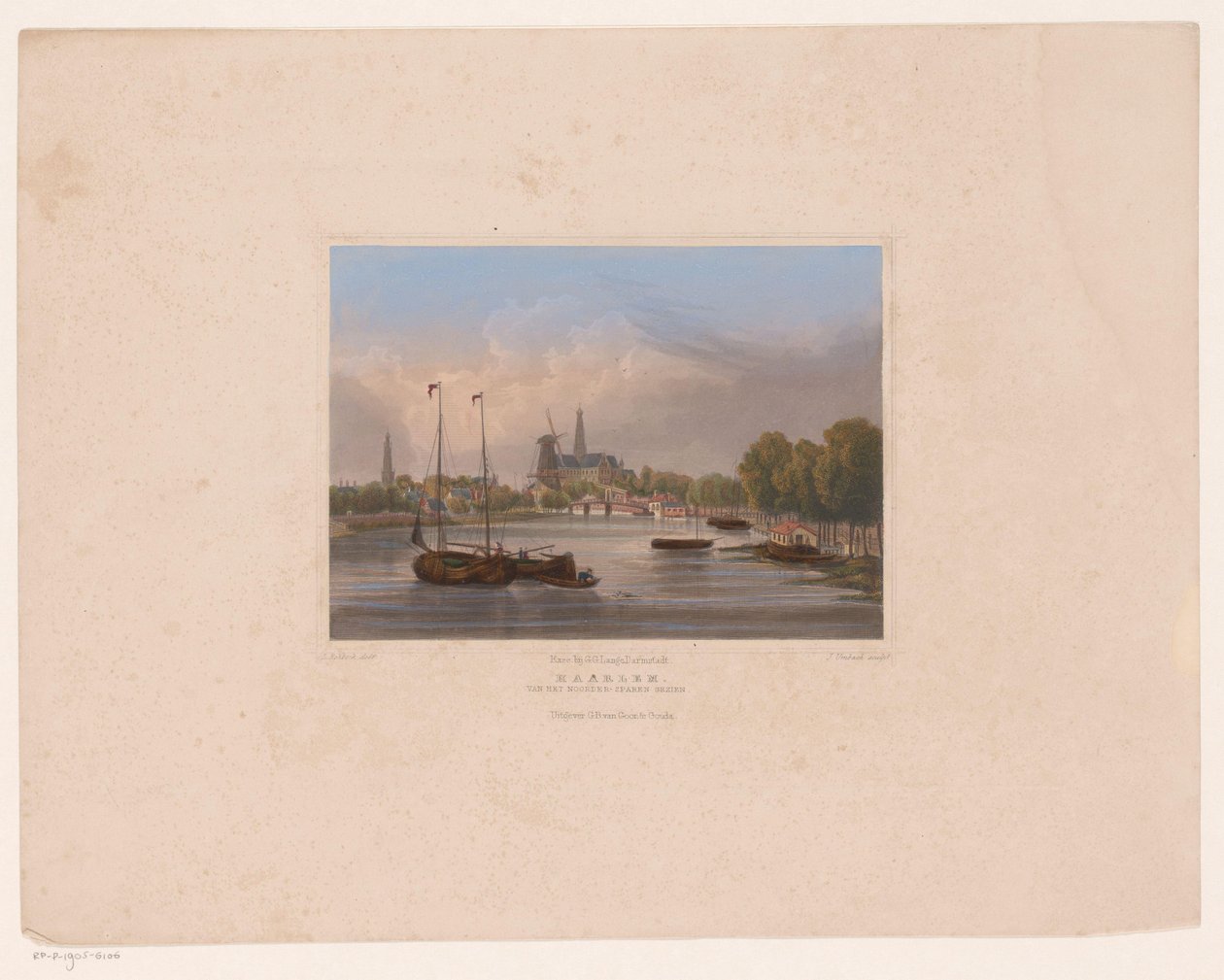 Blick auf Haarlem von Julius Umbach