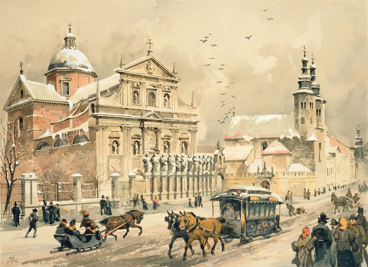Kirche der SS. Peter und Paul, Krakau, aus 