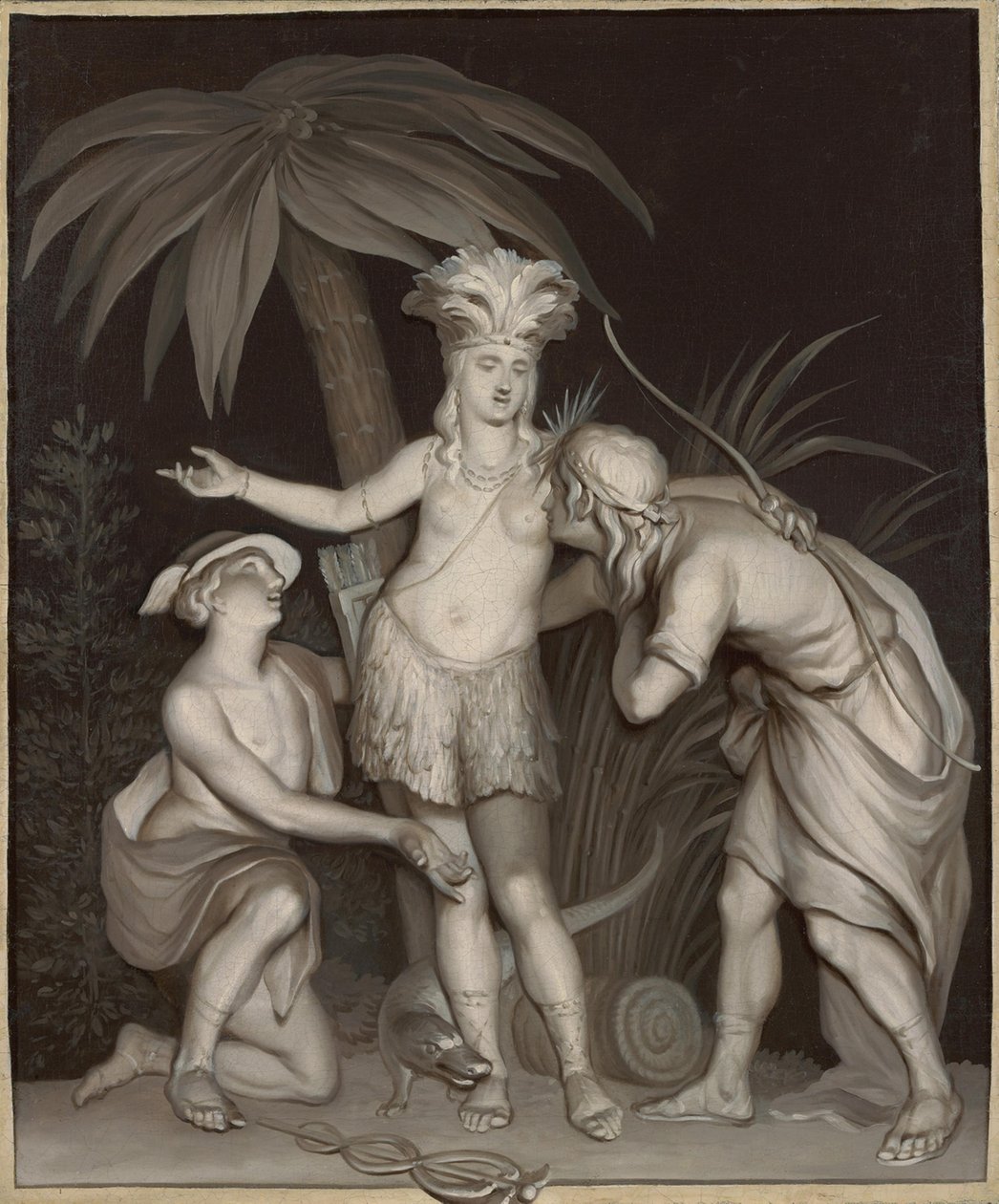Allegorie auf den Handel mit Amerika von Jurriaan Andriessen