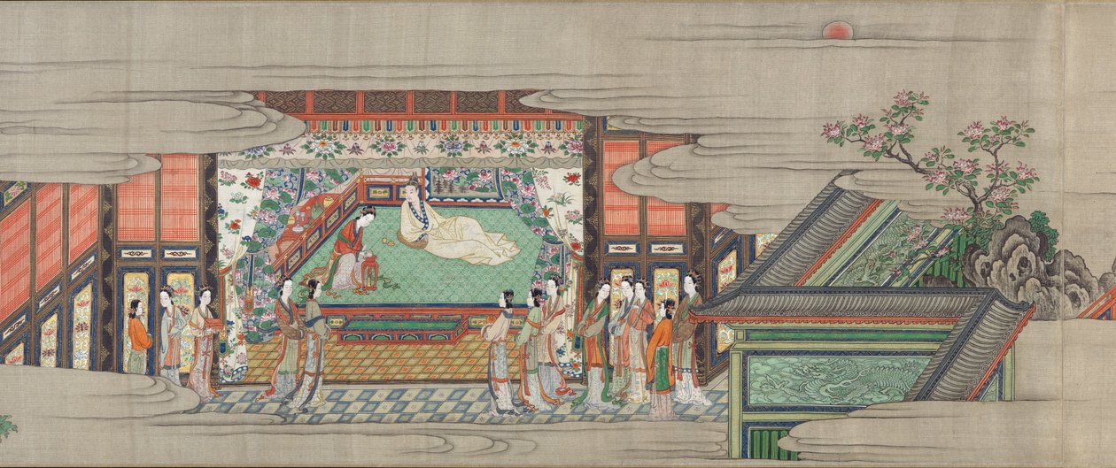 Rolle 1 aus Lied des ewigen Kummers (Chōgonka gakan) von Kano Sansetsu