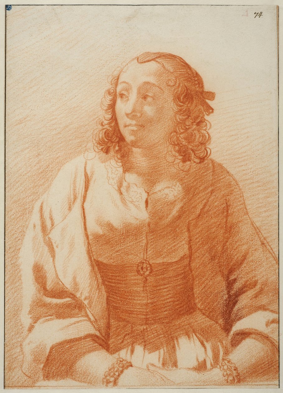 Porträt einer jungen Frau von Karel Dujardin