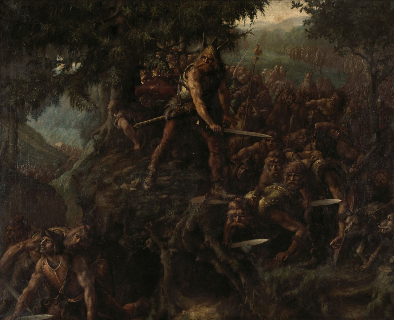 Gallische Krieger von Karel Lodewijk De Kesel