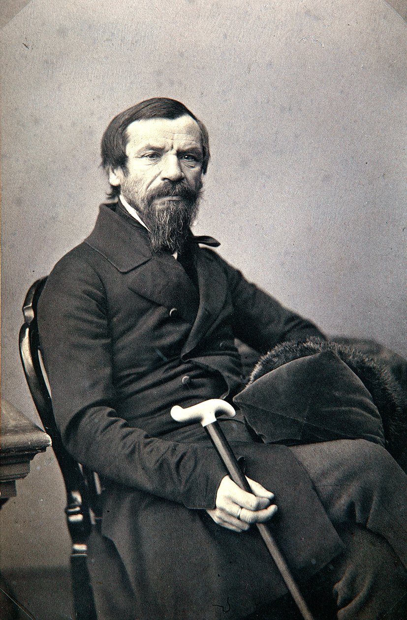 Michail Pogodin, russischer Historiker und Journalist, 1850er Jahre von Karl August Bergner