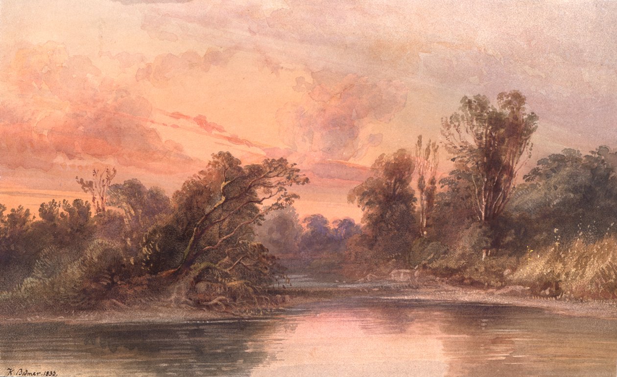 Blick auf den Missouri von Karl Bodmer