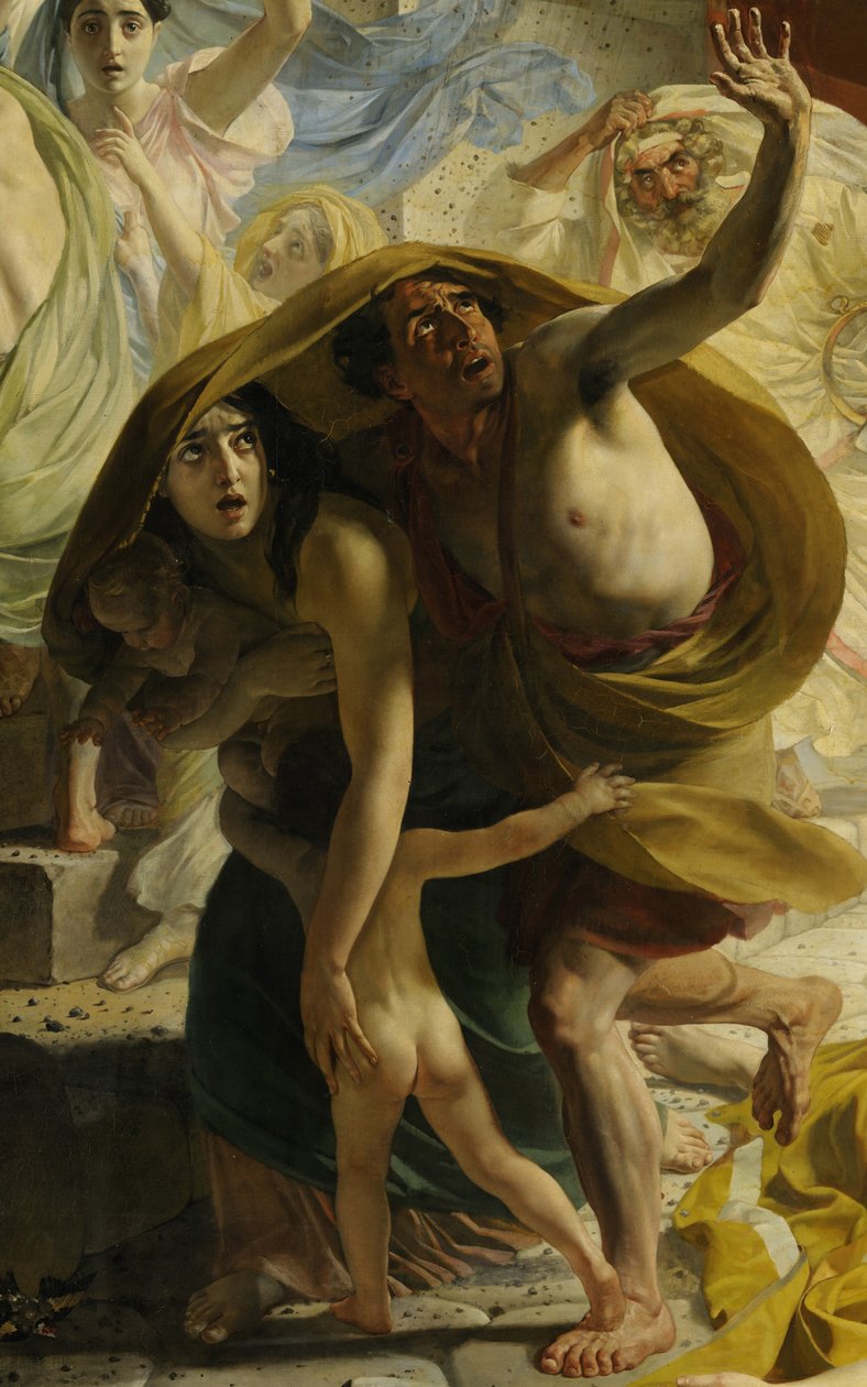 Detail (Der letzte Tag von Pompeji) von Karl Pavlovich Bryullov