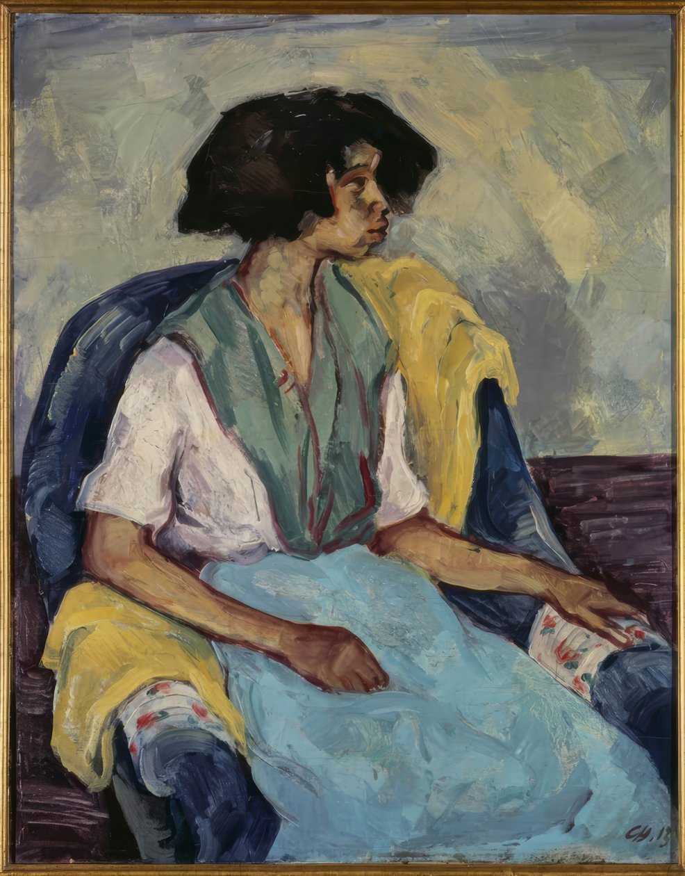 Zigeunerin von Karl Hofer