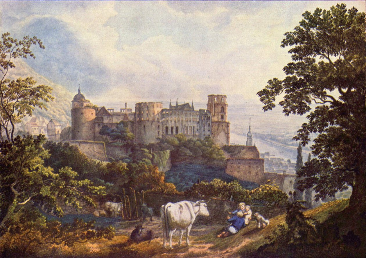 Das Heidelberger Schloss von Karl Philipp Fohr