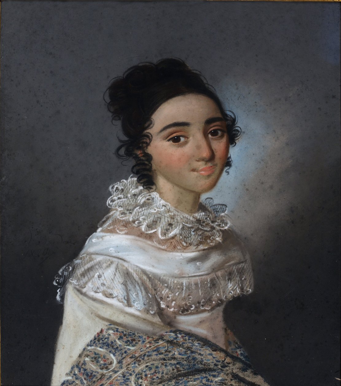 Porträt von Yekaterina Emmanuilovna Abamelik-Lazareva 1806-1880, geb. Manuk-Bey, 1820 von Karl Wilhelm Bardou