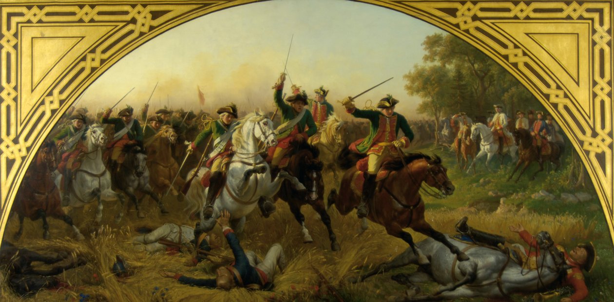 Die Schlacht bei Kolin 1757 von Karl von Blaas