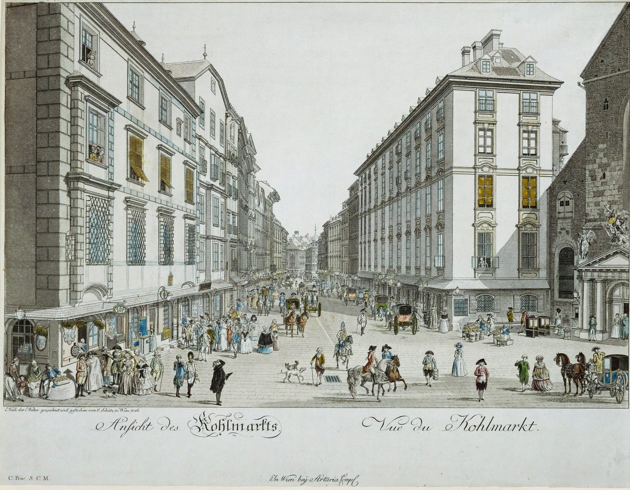 Der Kohlmarkt von Karl von Schutz