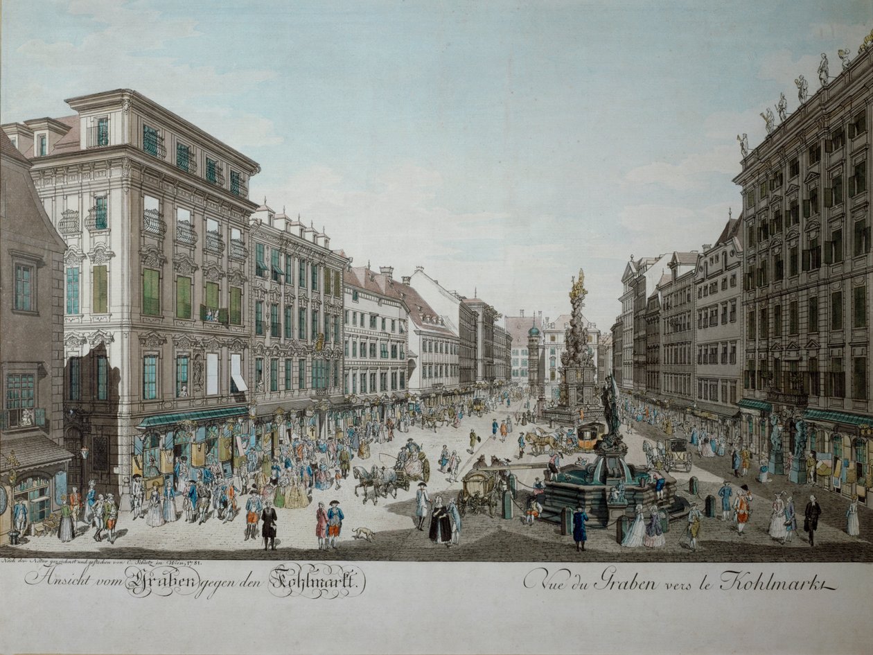 Der Graben in Wien von Karl von Schutz