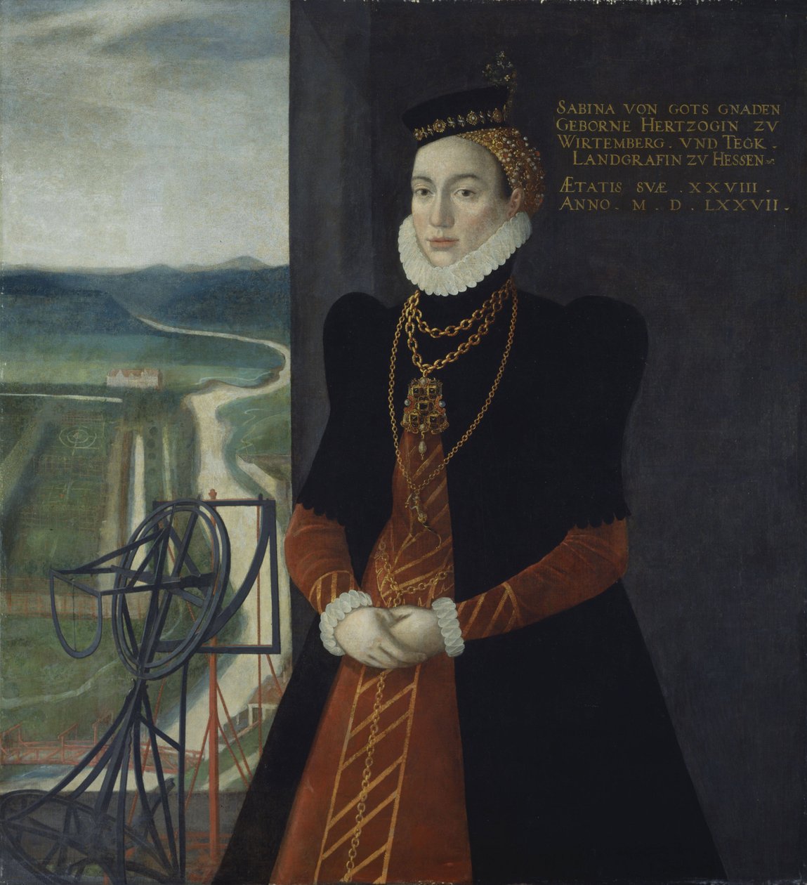 Sabina von Württemberg, Landgräfin von Hessen-Kassel von Kaspar van der Borcht