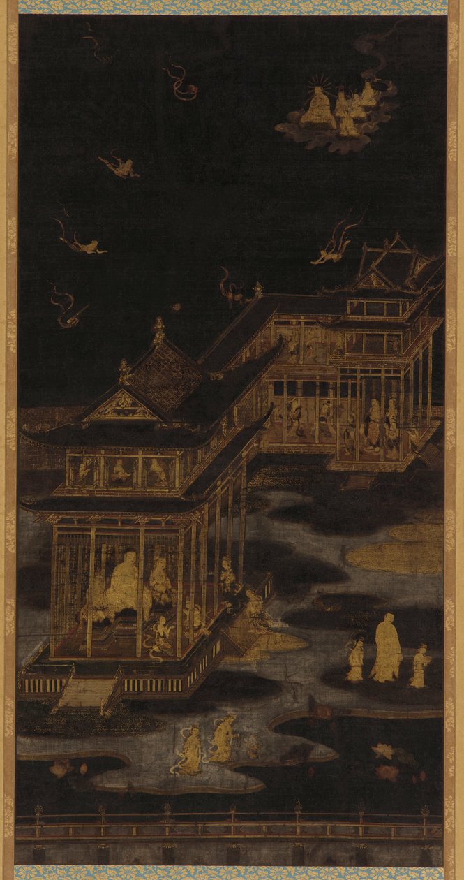 Paradies des Amida Buddha Amitabha, Heian-Periode von Kasuga Kaishi