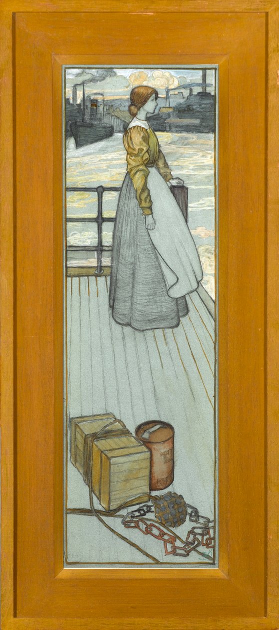 Warten auf die Fähre von Dartmouth, ca. 1910 von Kate Blackmore