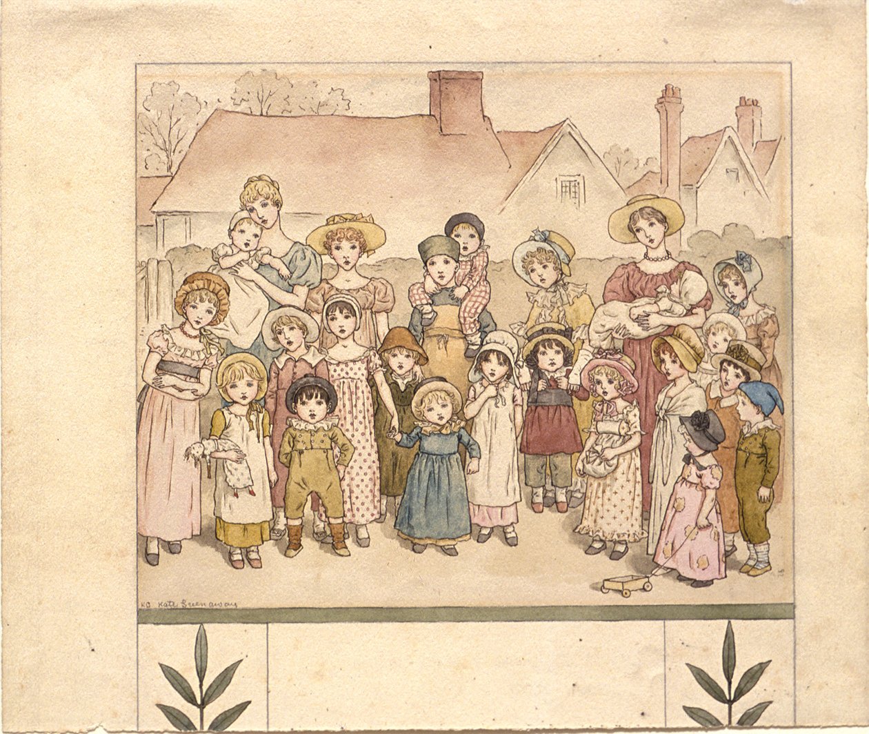 Straßenschauspiel von Kate Greenaway