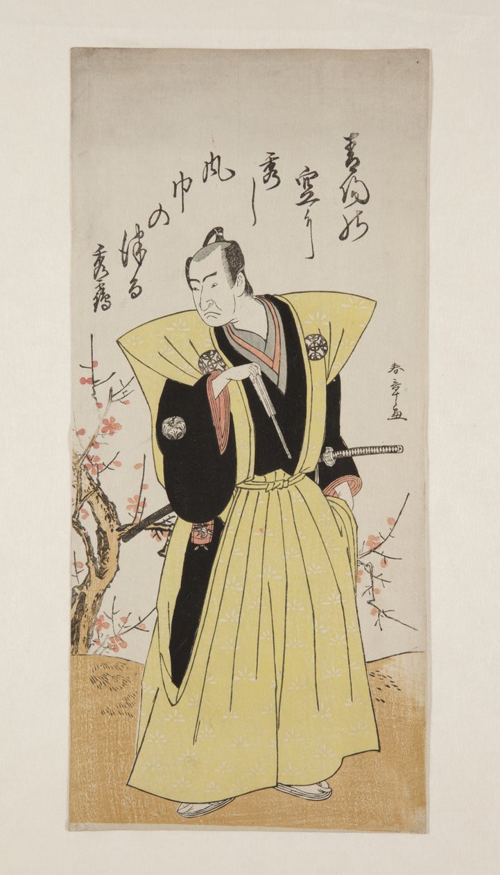 Der Schauspieler Nakamura Nakazo I als Saito Sanemori von Katsukawa Shunsho
