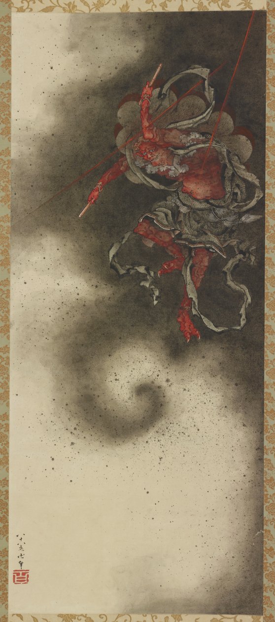 Donnergott, Edo-Periode von Katsushika Hokusai